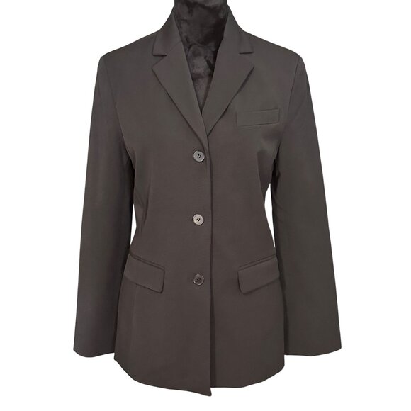 The Limited Jackets & Blazers - The Limited Stretch Blazer Womens M Black Lined Professional Classic Career Y2K